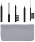 Create idea 6Pcs Hearing Aid Disassembly Cleaning Tool Kit Multi-Functional Brushes with Magnet Wax Loop Vent Cleaner Steel Pick Microfiber Cloth Universal