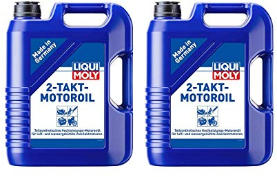 2X Original Liqui Moly 5L 2-Takt-Motoroil 2T Motoröl Motorenöl Öl Oil