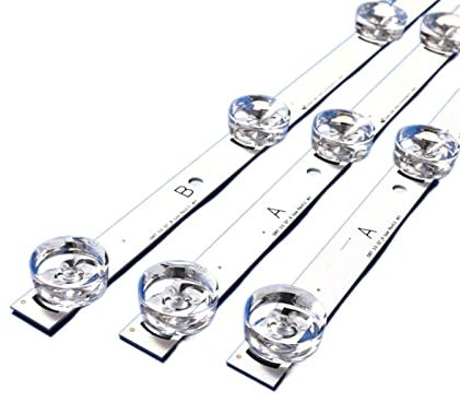 JUSTPING 3pcs / Kit LED Tiras for LG 32 TV 32LB570B 32LB580B 32LB620B 32LB5600 NC320DUN VBBP3 EAV62334001 32 DRT3.0 REV0.9 A Tipo Reemplazo de retroiluminación de TV