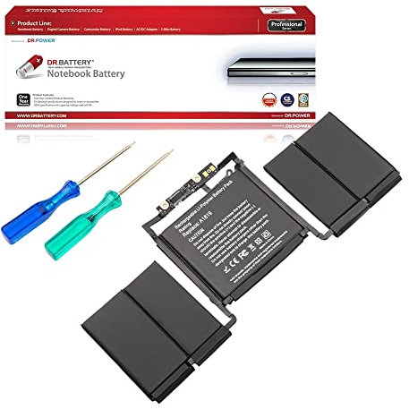DR BATTERY Replacement Battery A1819 for Apple A1706 MacBook Pro 13 inch Late 2016 Mid 2017 [11.41V / 49.2Wh]