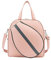 Baoblaze Tennistasche, Umhängetasche für Tennisschläger, große Tennistasche mit Reißverschluss und Schultergurt für Badmintonschläger, Sporttasche für Damen, ROSA