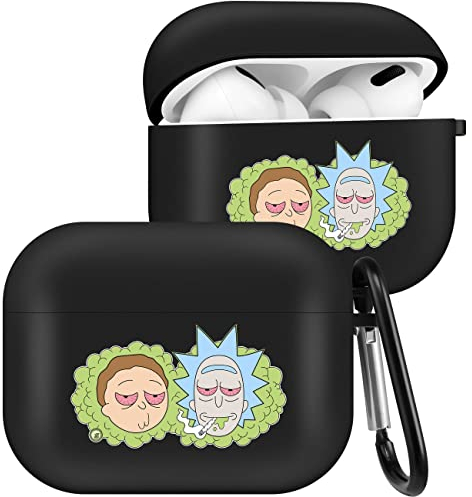 Qerrassa Schutzhülle für Airpods Pro 2019/Pro 2. Generation, niedliches Cartoon-Design, coole Silikon-Schutzhülle für Apple Airpod Air Pods Pro, Kawaii, lustige Charaktere, Abdeckungen für Mädchen und