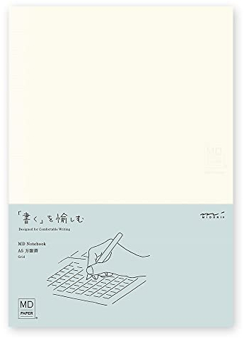 Designphil 15295006 Midori Notizbuch, MD Notizbuch, A5, liniert A
