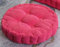 YUNZLAN Coussin de Sol, Coussin de méditation carré et Rond, Coussin de siège en Velours côtelé, Coussin de Chaise décoratif (19.7×19.7inch(×50cm, Rose, Rond)