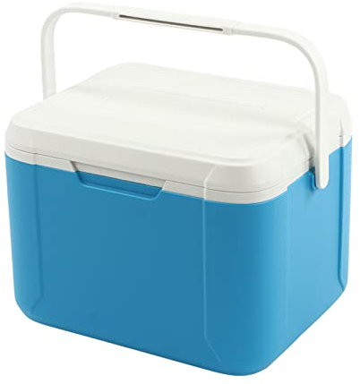 Refrigerador Portátil De 18 L Con Asa, Ideal Para Acampar Al Aire Libre, Bebidas Frías Y Almacenamiento De Alimentos.