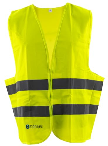 Dönges Warnweste EN ISO 13688, EN ISO 20471, leuchtgelb, FEUERWEHR (Signalweste EN471 Warnwestes)