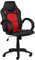 Totò Piccinni Sedia Ufficio OFFICE Girevole altezza regolabile e basculante poltrona per computer gaming con meccanismo d' inclinazione (Rosso)