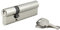THIRARD - Cylindre de serrure double entrée STD UNIKEY (achetez-en plusieurs, ouvrez avec la même clé), 30x70mm, 3 clés, nickelé