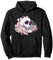 T-shirt tête de mort avec fleurs et roses pour femmes, filles, hommes Sweat à Capuche
