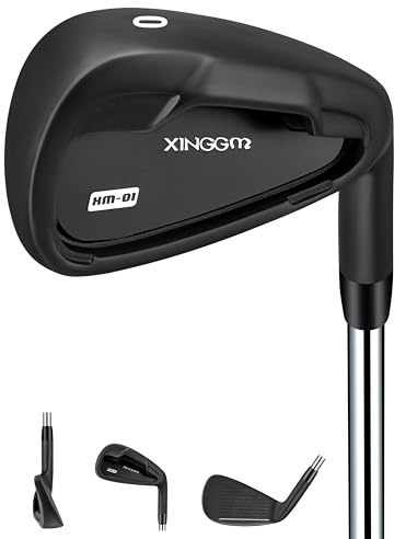XM-01 Individual Golf Irons or Golf Irons Set - Premium Men Golf Club Iron with Steel Shaft for Right Hand Golfers Stiff Flex (#0 Iron Single, Right)
