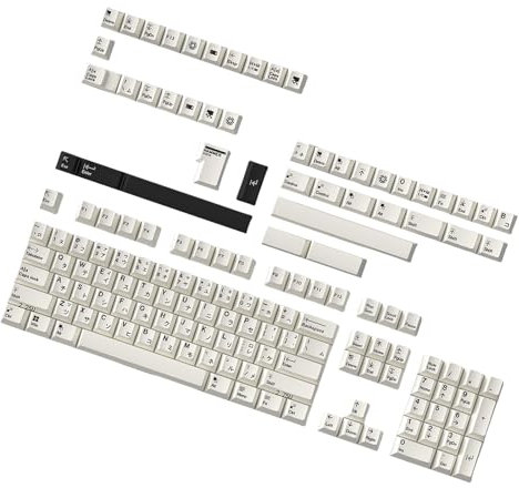 Minimalista 148 Keys, tasti di altezza originale, Sublimazione Tasti Cappucci 60 80 61 Tastiera Meccanica Tastiera Caps
