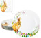 MamboCat Lot de 6 assiettes plates de Pâques - Diamètre : 27 cm - En porcelaine - Avec décor lapin de Pâques - Pour 6 personnes - Grandes assiettes pour les repas principaux, les barbecues, etc.