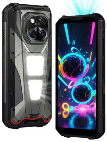 V Max Play 5G proiettore robusto telefono 20500mAh doppio campeggio luci dimensione 7300 16GB + 512GB NFC smartphone