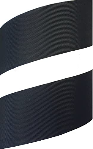 2 m Ripsband 50 mm schwarz