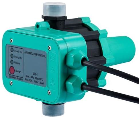 Interrupteur automatique pour pompe à pression, 220 V, interrupteur à pression, 10 bar, protection de fonctionnement à sec, contrôle de la pompe, régulateur automatique de pression d'eau