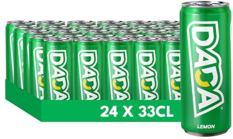 DADA Lemon, Boisson Gazeuse, Canette 33cl, Pack de 24