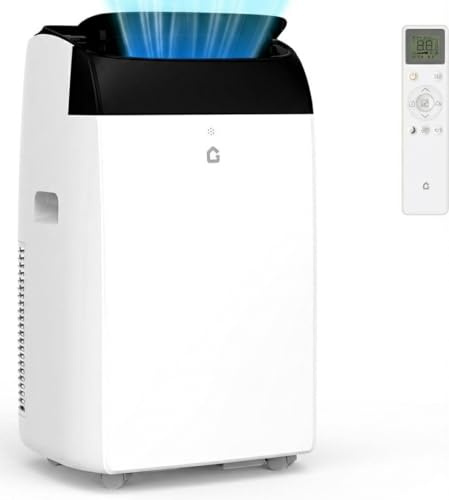 Climatisation portable 3 en 1 10000 BTU – Refroidissement, Ventilation, déshumidification – Silencieux, efficace, écran LED, minuterie 24h, télécommande, gaz R290, classe énergétique A+ –