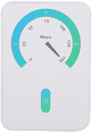 Cocoarm Router WiFi Tascabile 4G LTE, Router WiFi Portatile con Scheda SIM ABS 150 Mbps con Batteria da 1800 MAh Supporta 10 Utenti per Viaggi in Auto, Affari, Uso Esterno