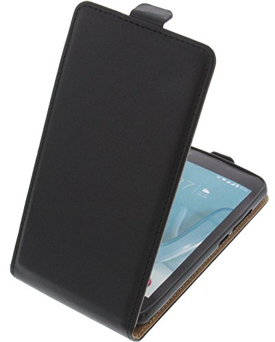 foto-kontor Tasche kompatibel mit Wiko Harry Smartphone Flipstyle Schutz Hülle schwarz