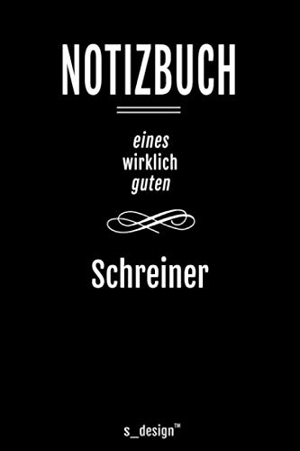 Notizbuch für Schreiner: Originelle Geschenk-Idee [120 Seiten gepunktet Punkte-Raster blanko Papier]