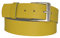 75 Bis 150cm Bundweite 4cm Breit Echt Leder Guertel ab 9,90 Euro Farbe & Laenge Waehlbar Altsilber Nickel Free Schnalle (115cm Bundweite, Gelb)
