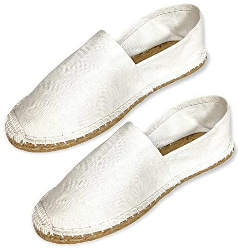 Genérico Alpargatas Boda Blancas Tallas Surtidas (Caja de 24 Pares) Detalles de Boda Comprar Online 35008