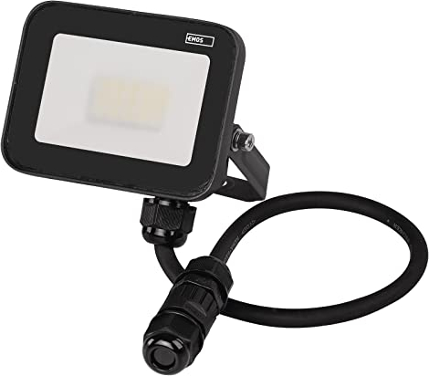 EMOS LED Strahler Profi 150W, wasserdichtes und stoßfestes Alu Flutlicht für Innen und Außen, Helligkeit 16500lm, Neutralweiß 4000K, CRI>80, Lebensdauer 50000h, Flacker-frei, 5 Jahre Garantie, Grau