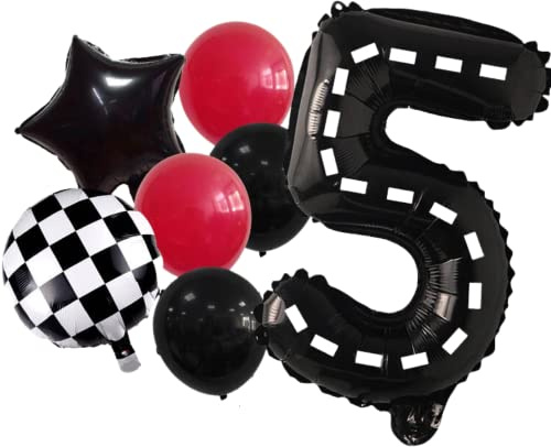 DIWULI Racing Geburtstag 5 Jahre - Rennstrecke Luftballons