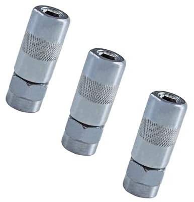 Rsoise 49-16-2649 Grease Gun Coupler Fits for Grease Gun Tips M12 Cordless Grease Gun and M18 Cordless 2-Speed Grease Gun (3-Pcs)