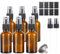 ALIFEIA 30ml Amber Glass Spray Bottles,Small Empty Fine Mist Refillable Travel Spray Bottle for Cleaning,Perfume,Aromatherapy,Cosmetic Sprays,Hair,Essential Oils with Fine Mist Dispenser（6 Pack）