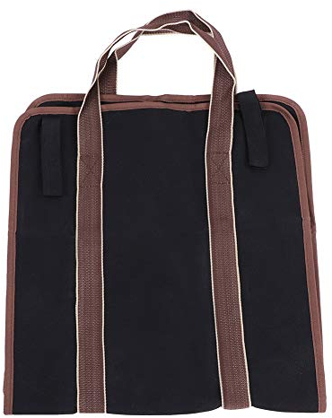 Portador De Leña, Portador De Leña De Lona, tela Oxford 600D Para Leña, Bolsa De Transporte De Troncos Resistente Al Agua Y Resistente Con Asa, Bolsa De Leña Para Chimenea, Camping, Hogar, Exteriore