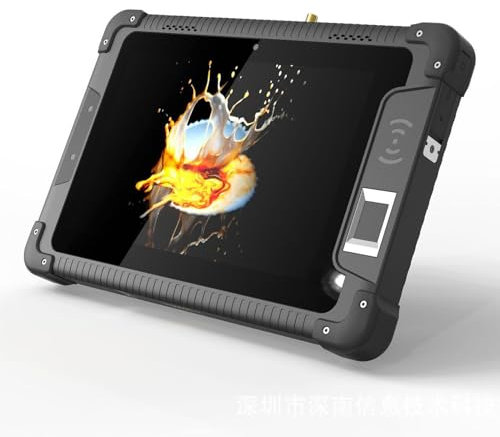 YXH-LPMM 8-Inch Rugged Tablet Android Supports Poe Powered 10500 MAH Battery Tablet Eight-Core Rugged Industrial Tablet,4GB+64G