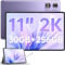 Oukitel OT8 Tablet 11 Zoll 2K, Android 13 Tablet mit Stift, 30(6+24) GB+256GB Gaming Tablet, Octa-Core Unisoc T606 Tablet 4G LTE, 8800mAh, 8MP+13MP AI Kamera, Dual SIM/TÜV/GPS/Widevine L1 (Violett)