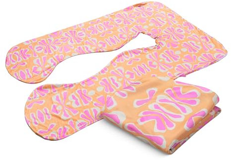 MAKOSAS Waschbarer bambus kissenbezug – Pillow Cover für Seitenschläferkissen, Komfortkissen für Erwachsene, Stillkissen und seitenschläferkissen schwangerschaft- Atmungsaktiv Pillow Case | Hawaii