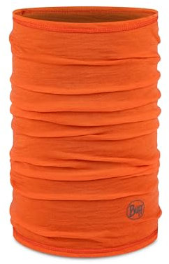 BUFF®| Schlauchschal Merino Lightweight Männlich Weiblich Erwachsene Multifunktionaler Schal aus 100% Merinowolle, Wandern, Outdoor, Nachhaltig, Leicht, Schlanke Passform, Einheitsgröße, Rouge