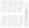 Qusmeiyici 8 PACK Glass Nail File Case, Clear Glass Nail Files Case, Acne Needle Blackhead Acne Needle Organizer Case, Clear Box for Nail Tool for Storage Organizer Case