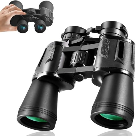 7x50 Fernglas für Erwachsene Kinder - Tragbares Großes Fernglas mit BAK4 Prisma, FMC Objektiv - Wasserdichtes Fernglas mit scharfem klaren Bild für Vogelbeobachtung Reisen Safari Klettern