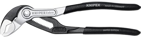 KNIPEX Tools 87 99 180 S01 2024 Holiday Bicolor Cobra® Water Pump Pliers, 7-1/4