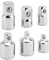 QWORK® 6 Piece Socket Adapter Set, Impact Conversion Tool, for Impact Driver Ratchet,1/4 to 1/2, 3/8 to 1/2,1/4 to 3/8, 1/2 to 3/8,1/2 to 1/4, 3/8 to 1/4