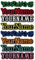 Personalized Letter’s Shape Patch 2 Pieces Iron on The Back Custom Text Patch Badge Name tag Rock Patch Suitable for Hats Clothes Bags pet Chest Harness Work Clothes etc (Letters Shape)