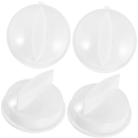 HOMSFOU 4piezas Perilla De Repuesto Para Microondas Botón De Control Fácil De Instalar