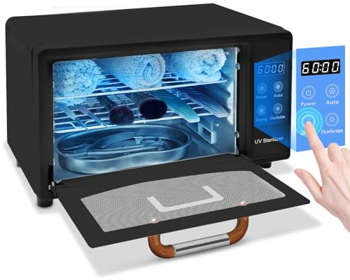 CGBE 10L UV Sterilisator mit Trocknungsfunktion für Nagelstudio Schwarz
