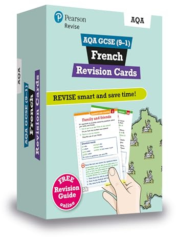 Pearson REVISE AQA GCSE French: Revision Cards incl. online revision and audio - for 2025 exams