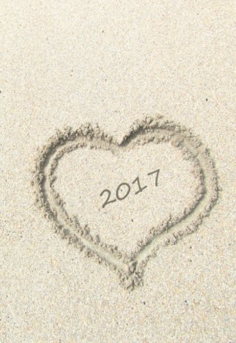 Mini Kalender 2017 - HERZ IM SAND: ca. A6, 1 Woche pro Seite
