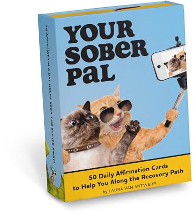 Knock Knock Your Sober Pal Affirmation Deck: 50 Daily Affirmation Cards to Help You Along the Recovery Path