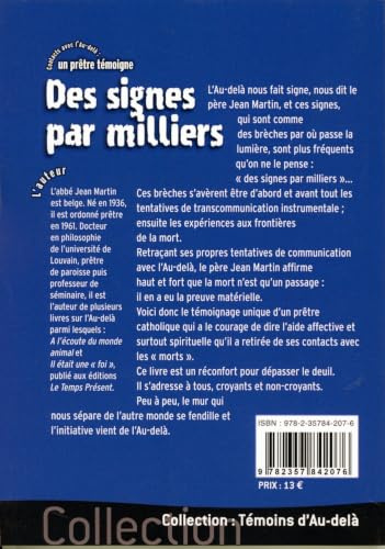 Des signes par milliers - Contacts avec l'Au-delà : un prêtre témoigne