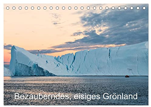 Bezauberndes, eisiges Grönland (Tischkalender 2026 DIN A5 quer), CALVENDO Monatskalender: Grönland - Eis und spektakuläre Natur (CALVENDO Natur)