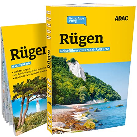 ADAC Reiseführer plus Rügen mit Hiddensee und Stralsund: Mit Maxi-Faltkarte und praktischer Spiralbindung
