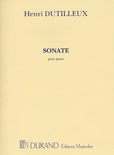 Sonate (Sonata) Piano: Pour Piano