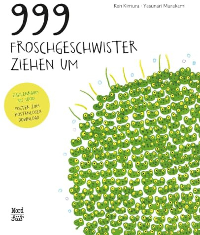 999 Froschgeschwister ziehen um: Nominiert für den Deutschen Jugendliteraturpreis 2012, Kategorie Bilderbuch